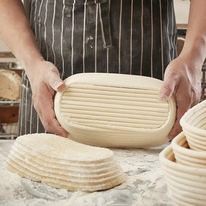 Proofing Basket Round Oval Baking Dough Basket Rattan Sourdough Banneton Bread
