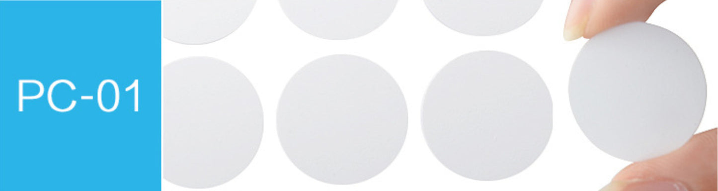 54 X Self Adhesive Decorative Screw Cover Caps Holes Cams Furniture Kitchen 20mm
