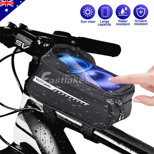 Waterproof Bike Bicycle Motorcycle Handlebar Mount Holder Case Compatible with Apple Samsung