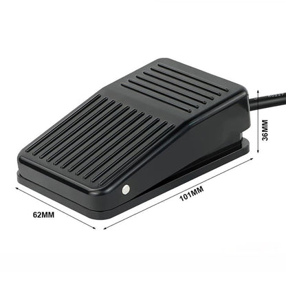 Black Foot Switch Nonslip Foot Controller Momentary Pedal  Industrial