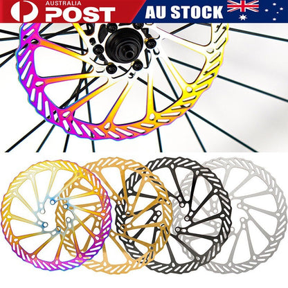 140/160/180/203mm Bicycle MTB Rotor Mountain Bike Disc Brake Rotor 6 Bolt AU