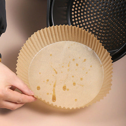 50/100Pcs Air Fryer Liners Nonstick Parchment Disposable Paper Baking Paper AU
