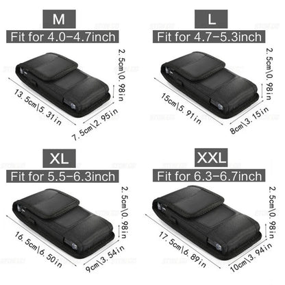 Universal Men Waist Bag Mobile Phone Belt Clip Case Mobile Phone Holster Pouch