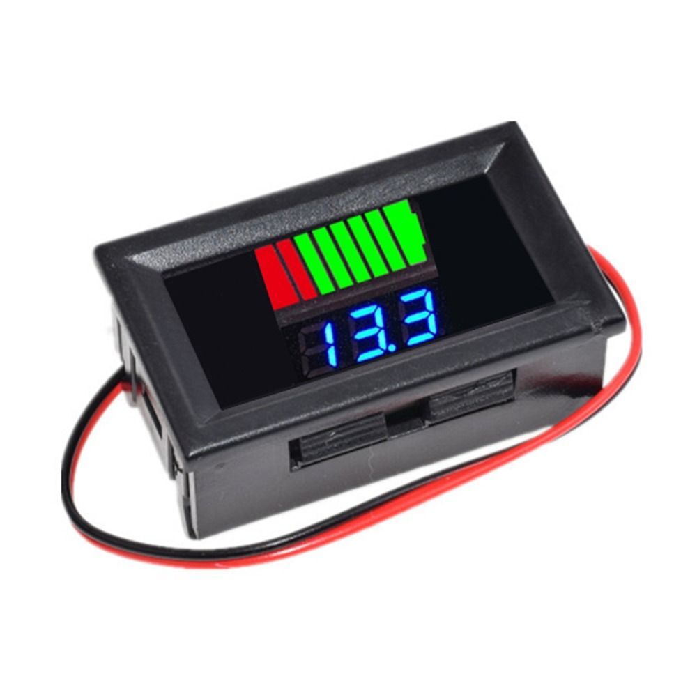 Meter Battery Tester 12V 24V 36V 48V 60V 72V Car Battery Charge Level Indicator
