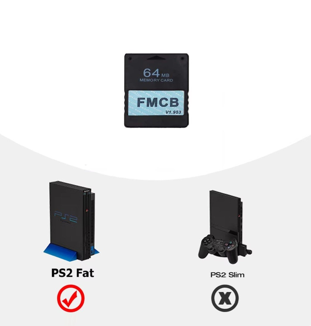 BitFunx FMCB V1.953 64MB Free McBoot Memory Card for PS2 Fat Console - AU STOCK