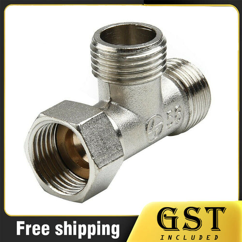 T-adapter 3 Ways Valve For Diverter Toilet Bidet Bath Sprayer Shower Head Parts