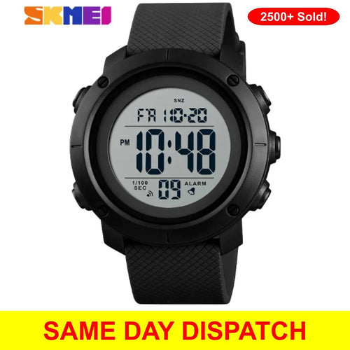 SKMEI Digital Sports Watch Mens 50M Waterproof Resistant Casual Military 1426