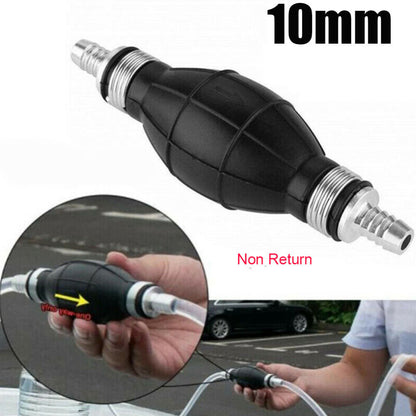 10mm Fuel Primer Bulb Hand Pumps Diesel Petrol Priming Non Return Valve Car Boat