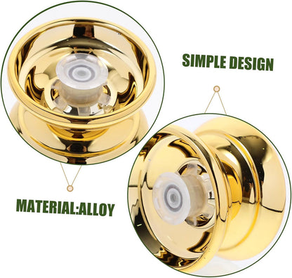 Alloy Metal Professional Yo-Yo Bundle Bearing Ball Kids Toy Boys Magic YoYo Gift