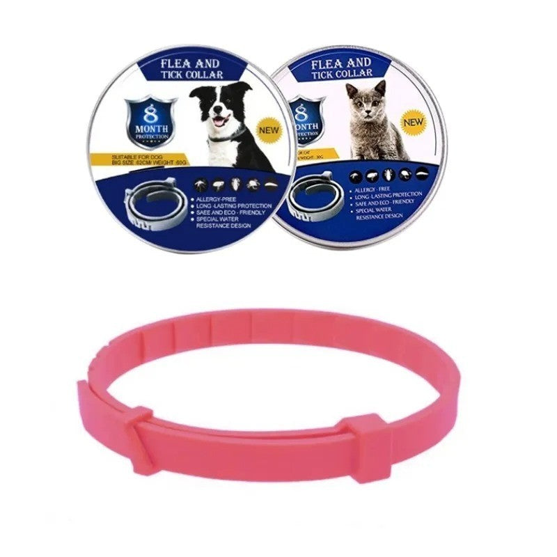 8 Month Flea & Tick Collar for Dogs & Cats Adjustable Waterproof AU Stock