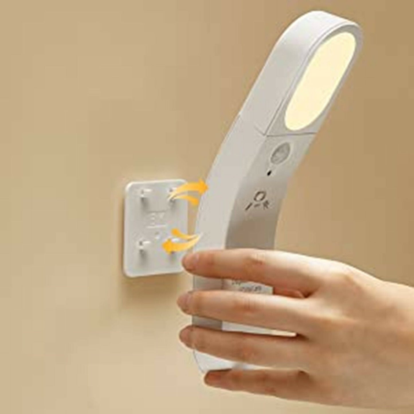 Motion Sensor PIR Light Cordless USB Rechargeable LED Night Light Closet Stair