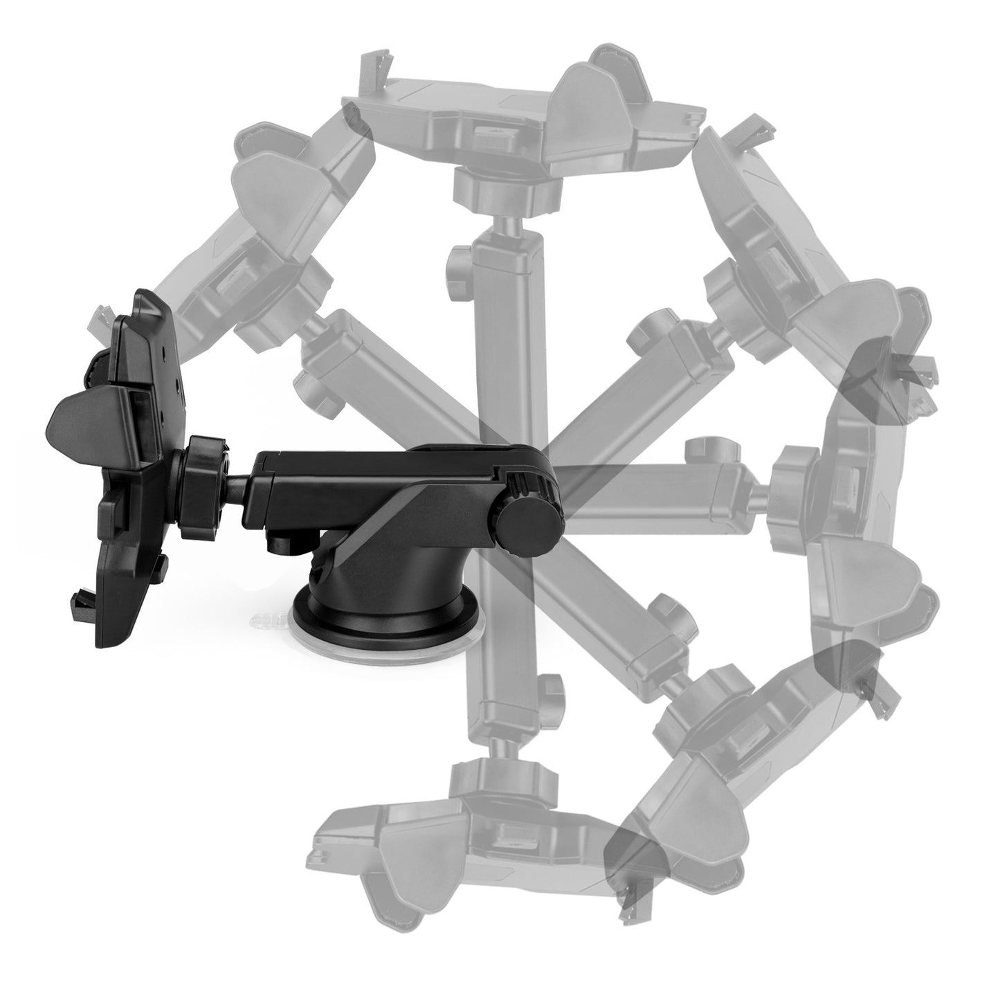 Universal 360° Windshield Car Mount Holder Phone Stand Compatible with GPS Mobile iPhone 17