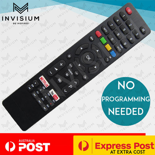 Bauhn TV Remote Control for models ATV55UHDS-0519, ATV65UHDS-0319 ATV50UHDS-1019