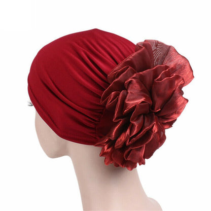 Head Scarf Hair Care Loss Cap Head Wrap Cancer Chemo Hijab Muslim Turban Hat