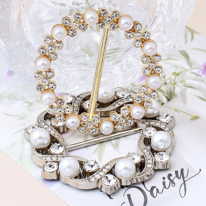 T-Shirt Clip Silk Clasp Clips Waist Buckle Shawl Buckle Scarf Ring Scarf Buckle