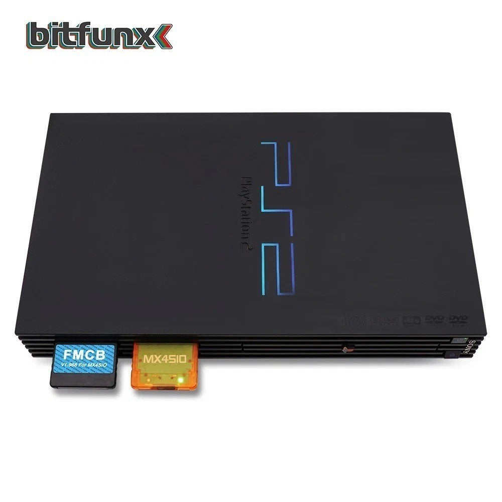 Bitfunx MX4SIO SIO2SD MicroSD Adapter PS2 PlayStation 2 Memory Card Reader OPL – Compatible with PlayStation