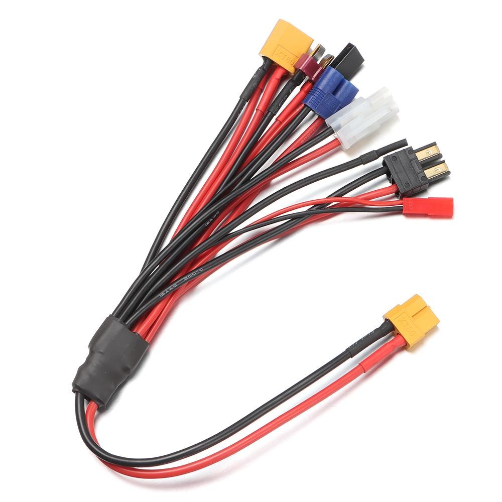Charging Adapter RC Lipo Battery Cable Multi Charging Plug Charger Splitter