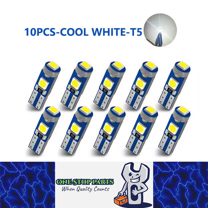 10 x T5 3smd Cool White 3030 smd Super Bright T5 LED Globes (10pcs)