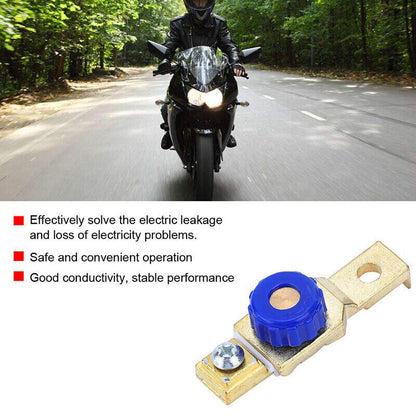 2PCS Battery Disconnect Switch Car Motorcycle Isolator Master Terminal Cut Off