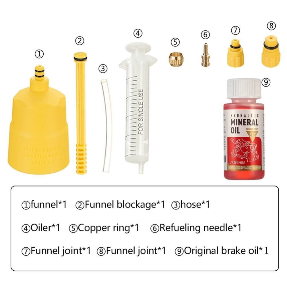 Bike Disc Brake Bleed Set Hydraulic Mineral Oil Bleed Kit for Shimano Brake AU