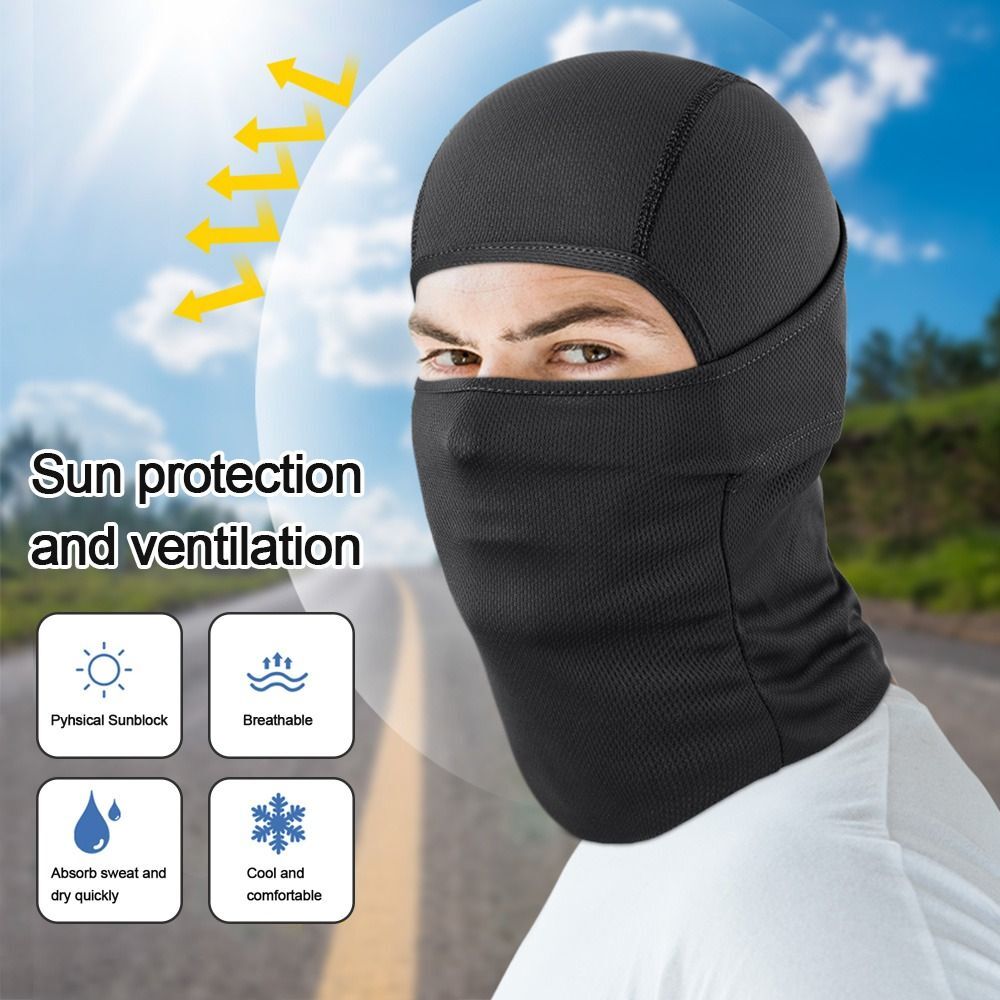 Cycling Helmet Cycling Balaclava Full Face Cap Face Cover Cooling Neck