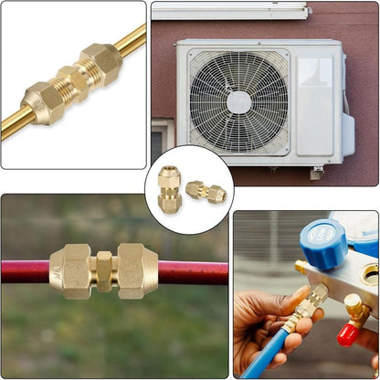 With Flare Nuts Pipe Extension Joint  HVAC Air Conditioning Refrigeration