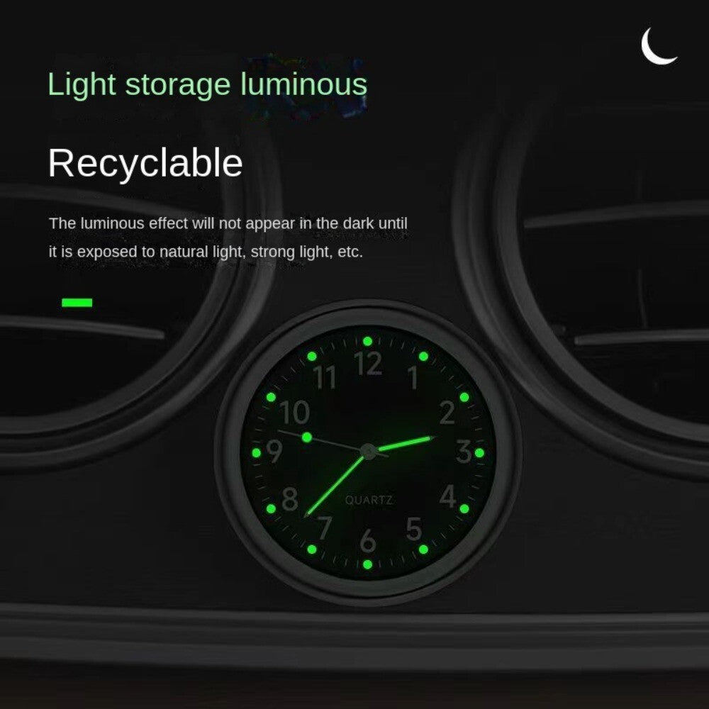 Dashboard Quartz Clock 40mm Electronic Watch Waterproof Car Clock  Bicycle