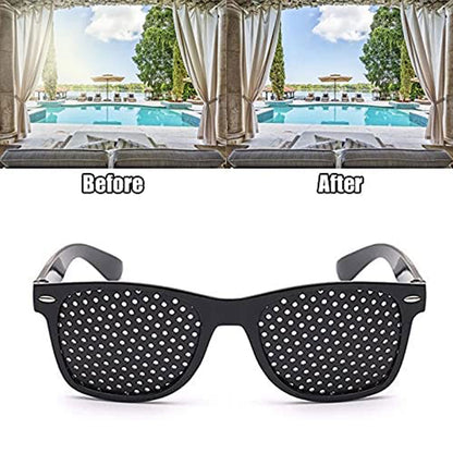 1 Pack Pinhole Glasses Eyesight Vision Correction Eye Exercise Anti-Myopia Holes