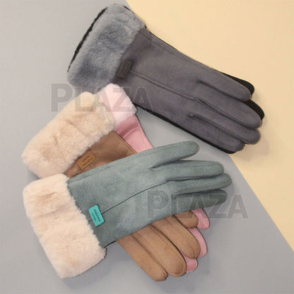 Women Winter Gloves Thermal Touch Screen Warm Windproof Soft Outdoor AU