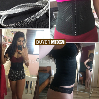 Women Corset Waist Trainer Tummy Girdle Belt Body Shaper Training Corset Trimmer