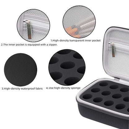 Insulin Vials Fridge Holder 9/15 Slots Peptide Fridge Storage Carrying Case 10ML