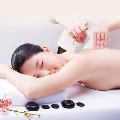 Stainless Steel Gua Sha Massage Tool Facial Skin Care Massager Gua Sha Board