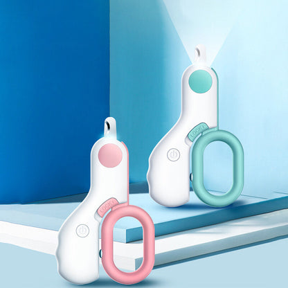 Pet Cat Dog Nail Toe Claw Clippers Scissors Trimmer Grooming Tool With LED Light