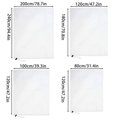 Winter Plant Cover 4 Sizes Frost Proof Non Woven Reusable Windproof Breathable