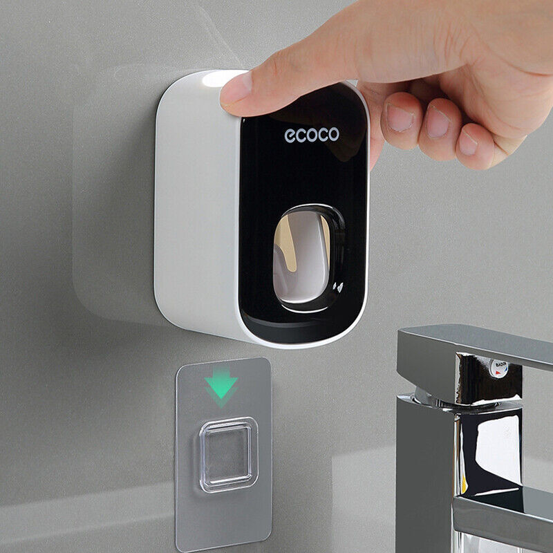 Wall Mount Auto Free Toothpaste Dispenser Automatic Toothpaste Holder Squeezer