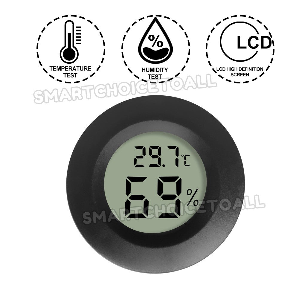LCD Mini Digital Thermometer Hygrometer Temperature Humidity Humidity Meter AUS