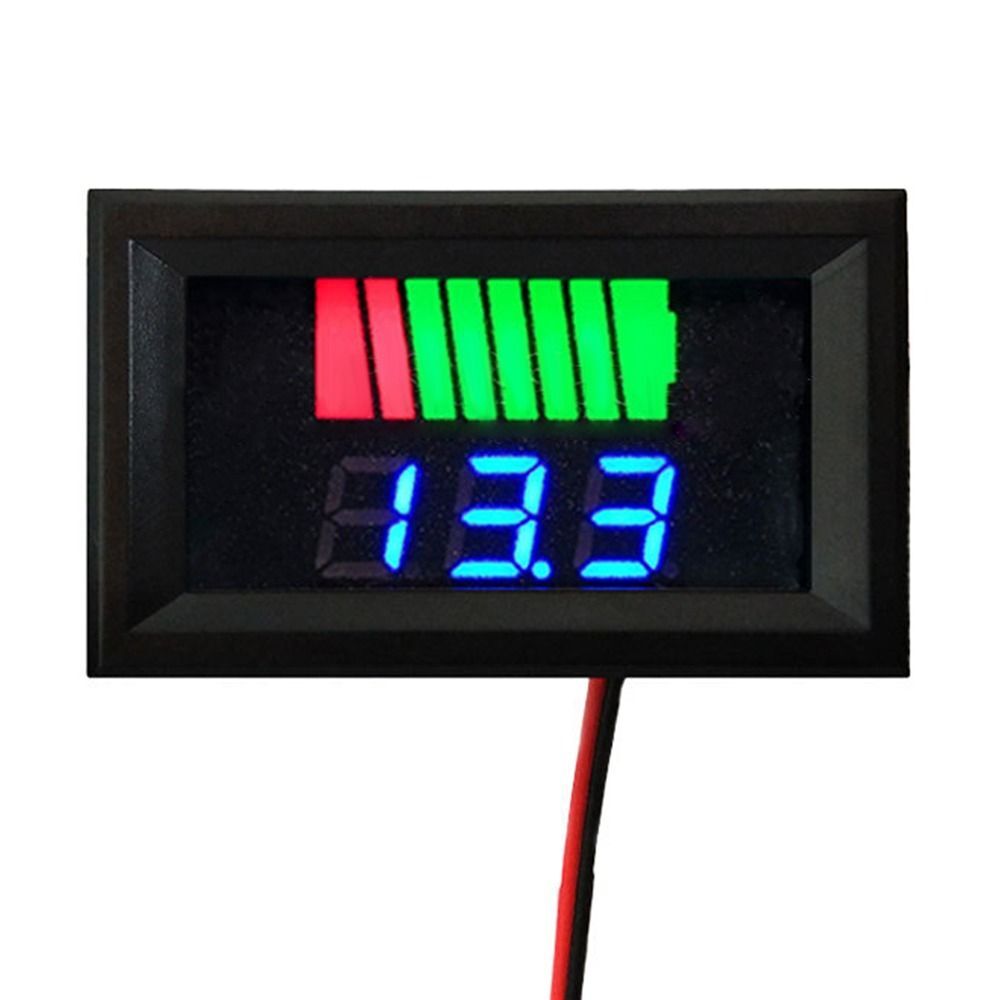 Meter Battery Tester 12V 24V 36V 48V 60V 72V Car Battery Charge Level Indicator