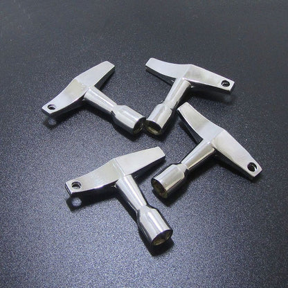 2PCS Silver Drum Tuning Keys Square/Hexagonal Drum Key Tuner Drum Keys