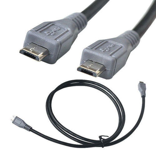 Lead Adapter Charging Cord OTG Data Cable Micro USB to Micro USB Male to Male