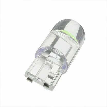 10 X GREEN T10 DOME HEAD STYLE COB LED GLOBE REPLACEMENT FOR DASH LIGHTS PARKERS