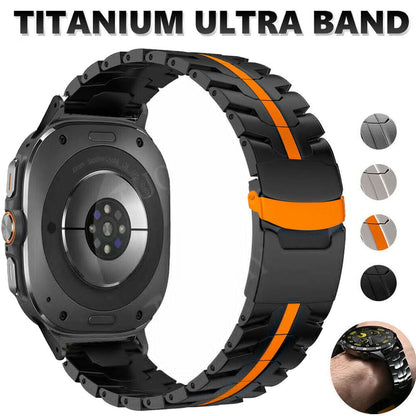 Titanium Metal Bracelet Compatible with Samsung Galaxy Watch Ultra 47mm Strap Band Durable