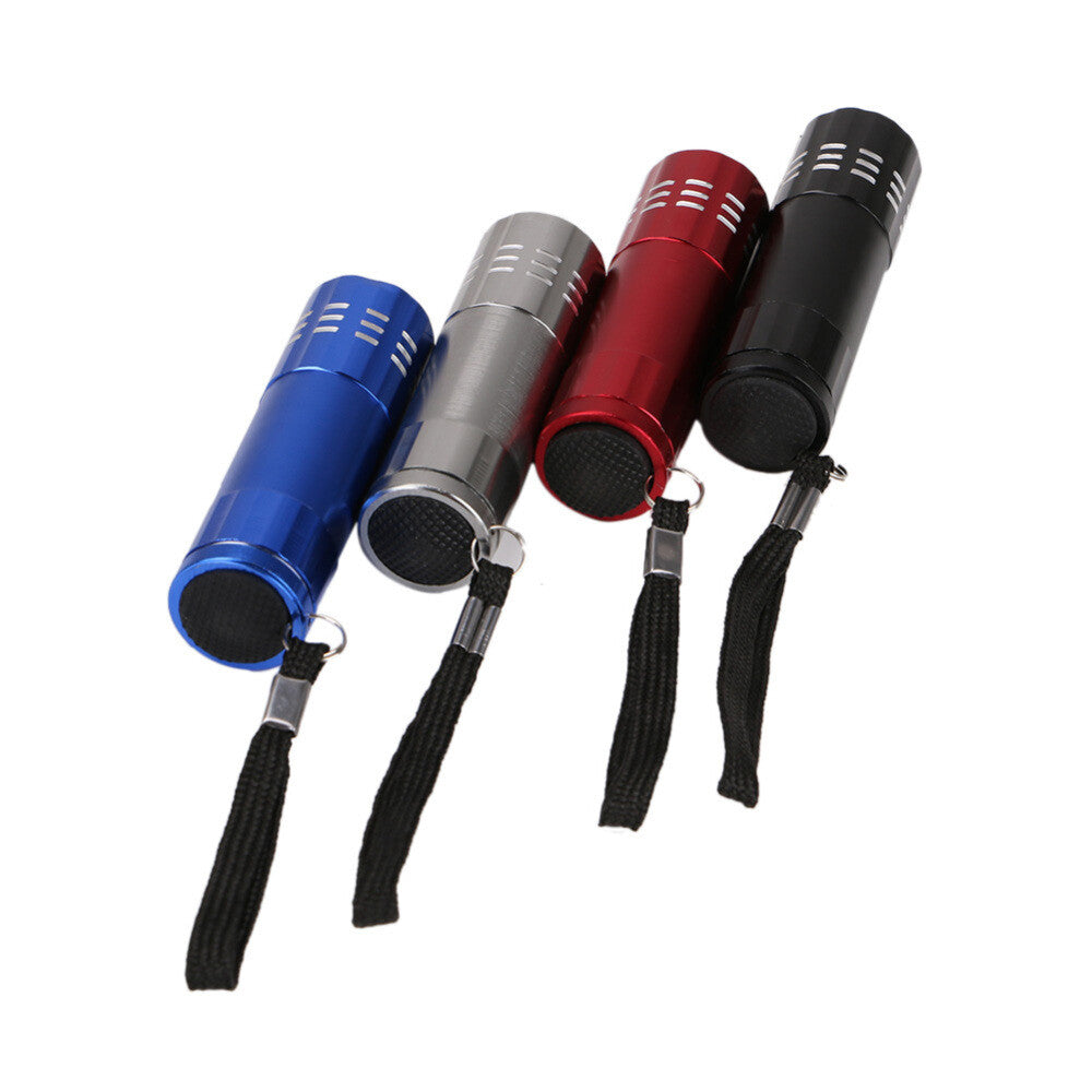 4PCS LED Mini Flashlight Ultra Bright Pocket Torch Camping Work Light Small Lamp