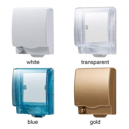 Shield Lockable 86 Type Switch Case Waterproof Dustproof Box Socket Cover