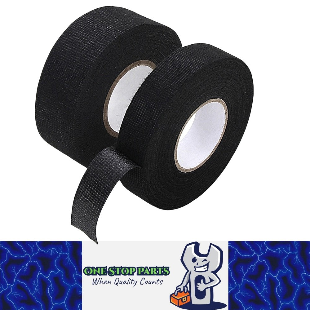 Electrical Cloth Tape Heat Resistant Harness Wiring Wrap Car Fabric Adhesive 4WD