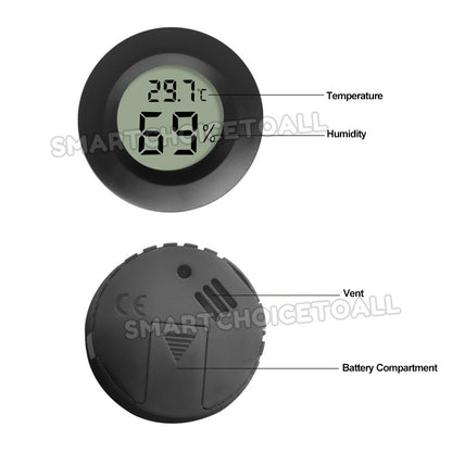 LCD Mini Digital Thermometer Hygrometer Temperature Humidity Humidity Meter AUS