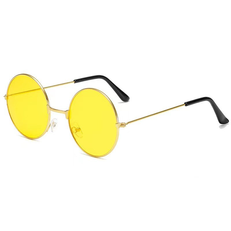 60s HIPPY GLASSES - Red, Blue, Purple, Green Yellow & Pink Hippie John Lennon