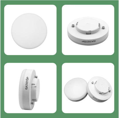 1-10 Pack GX53 LED Bulb 5W 15W Reflector, 60W Equivalent, Disc Frosted Puck, RA8