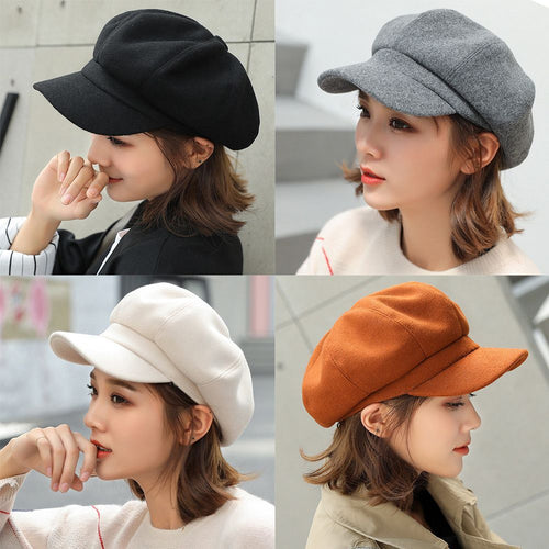Baker Boy Hats Visor Hat Newsboy Cap Painter Cap Beret Hat