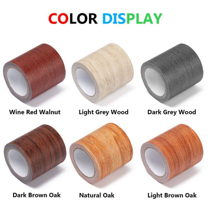 Furniture Renovation Duct Tape Skirting Line Repair Tape Wood Grain Adhensive