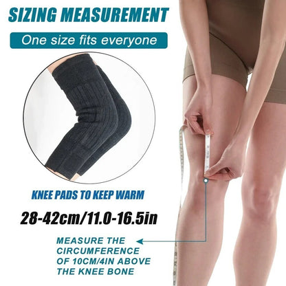Cashmere Wool Knee Brace Pads KneeCap Wool Kneepad Knee Warmers  Knees
